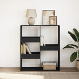 Book Cabinet/Room Divider Black 100x33x115 cm 854509