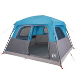 Family Tent Cabin 6-Person Blue Waterproof 94546