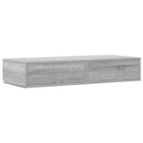 Bed Drawers Grey Sonoma 75 x 36.5 x 16.5 cm Engineered Wood 866968