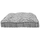 Sofa Cushion Light Grey 120 x 80 x 12 cm Fabric 4019073