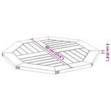 Table Top 60x60x2 cm Octagonal Solid Wood Acacia 4004260