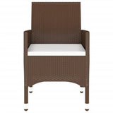 Garden Bistro Set Brown,Cream White 3095902
