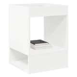 End Table 2 pcs White 40 x 40 x 56 cm Engineered Wood 890945