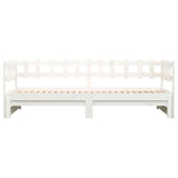 Pull-out Day Bed without Mattress White 2x cm 820772