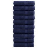 Premium Bath Towels "SOLUND" 10 pcs Navy Blue 100x150 cm 600 gsm 137265