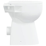 Rimless Toilet 7 cm Extra Height Soft Close Ceramic White 145779