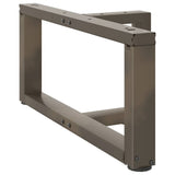Coffee Table Legs T-Shaped 2 pcs Black 60x25x cm Steel 4013015