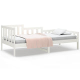 Day Bed without Mattress White 90x200 cm Solid Wood Pine 820727