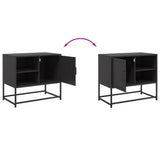 TV Cabinet Black 68x39x60.5 cm Steel 846518