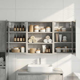 Bathroom Cabinet Set 3 pcs 100 x 10.5 x 50 cm Engineered wood 3403683