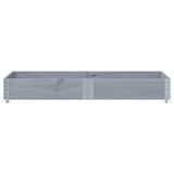Pallet Collar Grey 150x100 cm Solid Wood Pine 4010303