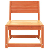 Garden Sofa Wax Brown Solid Wood Pine 844671