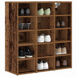 Shoe Cabinet Old Wood 77.5 x 30 x 83.5 cm Engineered Wood 875215