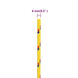 Boat Rope Yellow 6 mm 500 m Polypropylene 152606