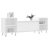 TV Cabinet White 160x35x55 cm Engineered Wood 831340