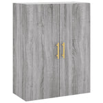 Highboard Grey Sonoma 69.5x34x180 cm Engineered Wood 3195897