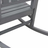 Rocking Chair 2 pcs Light Grey 92 x 70 x 108 cm Polyethylene 3335813