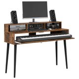 Studio Desk Old Wood 130 x 42.5 x 36 cm Engineered Wood 8006730