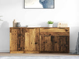 Sideboard with Drawer 3 pcs Old Wood Engineered Wood 3415711