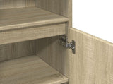Bathroom Cabinet Sonoma Oak 30x30x100 cm Engineered Wood 849671