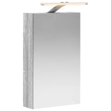 Bathroom Mirror Cabinet with Door Grey Sonoma 30 x 10.5 x 50 cm 889020