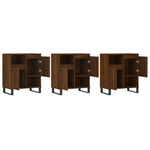 Sideboards 3 pcs Brown Oak Engineered Wood 3190164
