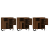 Sideboards 3 pcs Brown Oak Engineered Wood 3190164