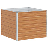 Garden Raised Bed Light Brown 100 x 100 x 77 cm 42017323