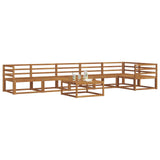 Outdoor Sofa Set 7 pcs Natural Solid Acacia Wood 3367667