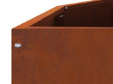 Planter Rusty 120 x 60 x 50 cm Weathering Steel 883709