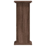 ZNTS Plant Stand Brown Oak 33x33x80 cm Engineered Wood 852975