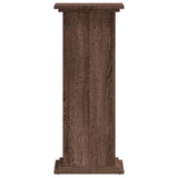 ZNTS Plant Stand Brown Oak 33x33x80 cm Engineered Wood 852975