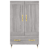 Highboard Grey Sonoma 69.5x31x115 cm Engineered Wood 830306