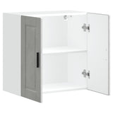 Kitchen Wall Cabinet Porto Concrete Grey Engineered Wood 854061