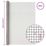 Mesh Screen 120 x 2000 cm 20 Mesh Stainless Steel 201 Silver 42039544