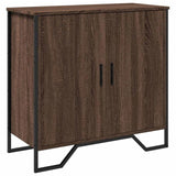 Sideboard Brown Oak 78x35.5x74.5 cm Engineered Wood 848543