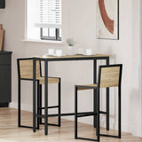 Table Sonoma Oak 100 x 40 x 100.5 cm Engineered Wood and Steel 873739