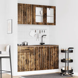 4 Piece Kitchen Cabinet Set Lucca Smoked Oak Engineered Wood 3314866