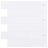 Subway Tile 50 pcs White 30 x 30 cm Polyurethane and PET 42046122
