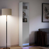 Sideboard with LED White 36x32.5x200 cm Engineered Wood 852124