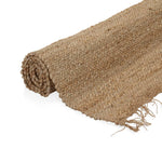 Hand-Woven Jute Area Rug 120x180 cm Natural 133217