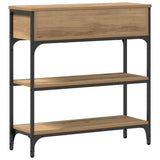 Console Table Artisan Oak 72.5 x 25 x 75 cm Engineered Wood 863520