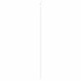 Sliding Door ORKDAL White 83 x 232 cm Solid Pine Wood and Glass 3332058