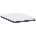 Mattress White and Grey 160 x 200 cm Memory Foam 4106331