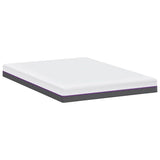 Mattress White and Grey 140 x 200 cm Memory Foam 4106330