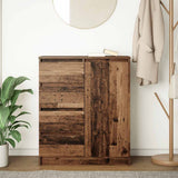 Sideboard with Drawers Old Wood 71x35x84 cm Engineered Wood 861587