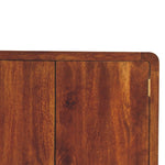 Curved Chestnut Wardrobe IN3589