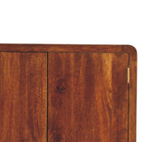 Curved Chestnut Wardrobe IN3589