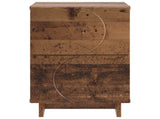 Bedside Cabinet Oak Wood 33.5 x 34.5 x 50 cm Engineered Wood 8011401
