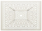 Garden Table White 90x90x73 cm Cast Aluminium 315590